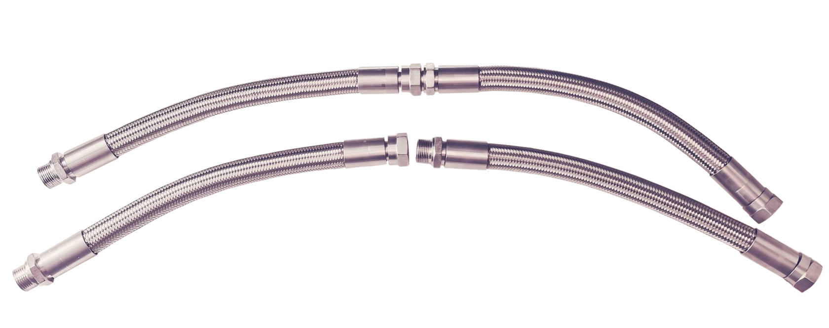 LLETALL aviation PTFE hose assemblies with stainless steel braid